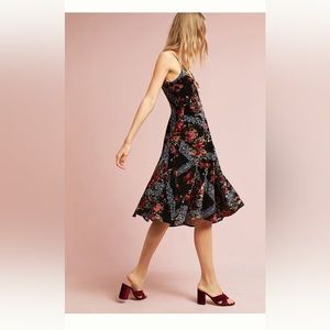 ✨ NWT! Stunning Floral Burnout Slip Dress by eri + ali Anthropologie